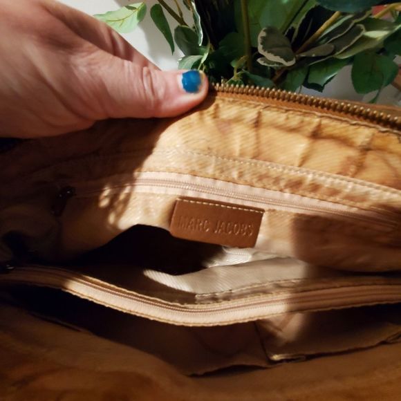 👜MARC JACOBS GENUINE LEATHER & SUEDE BAG vtg Gorgeous 😍 Authentic - Picture 9 of 16